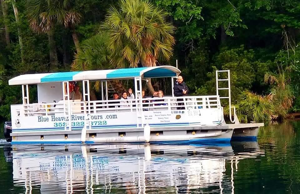 swim with manatees boat