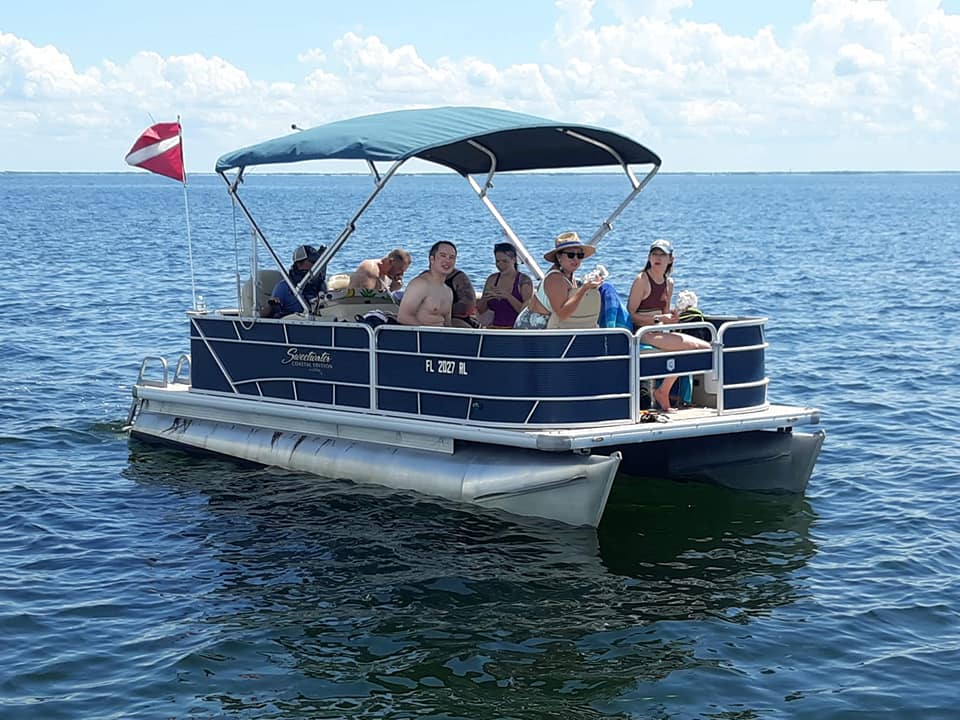 swim with manatee boat